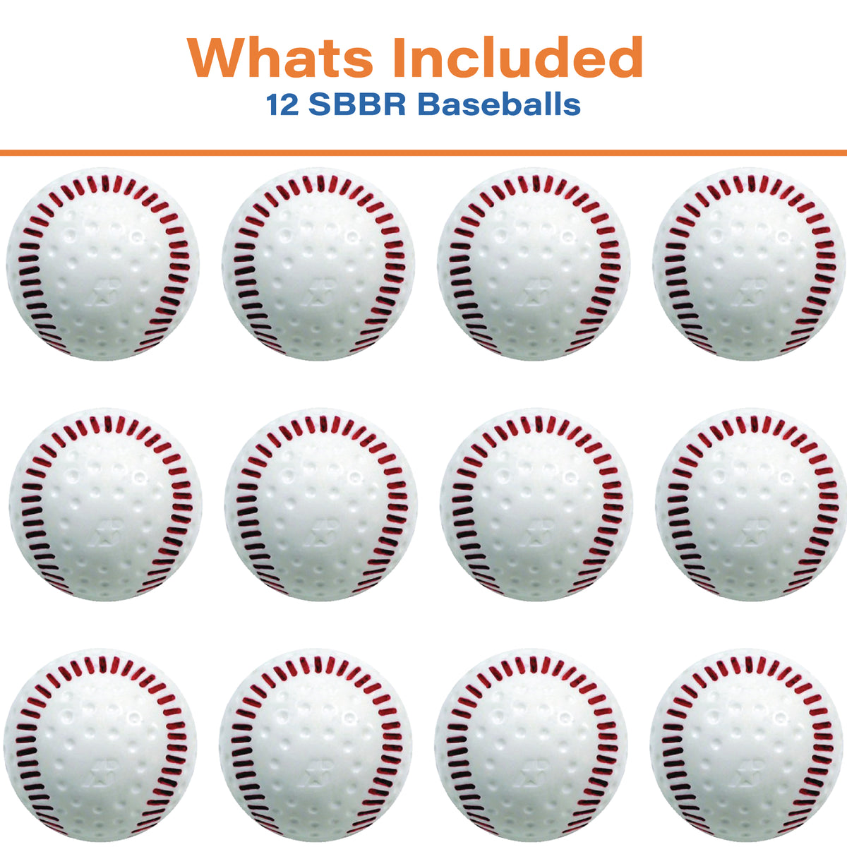 Zooka Machine Pitch Dimple Baseball Balls