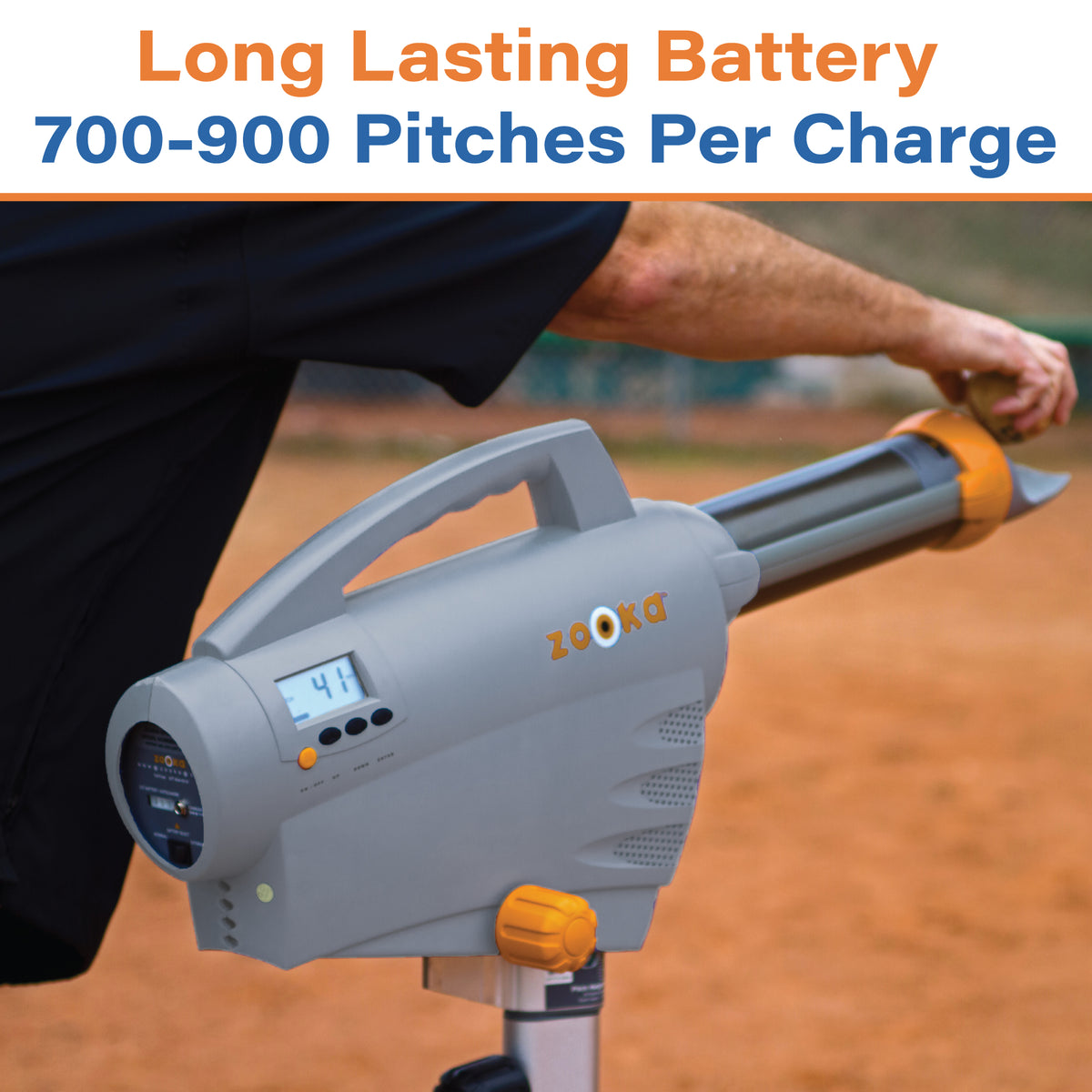 Baseball Pitching Machine with Longest Battery Life