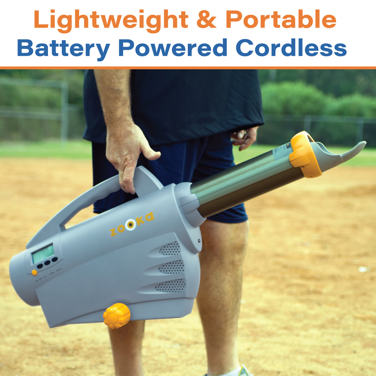 Portable Cordless Pitching Machine