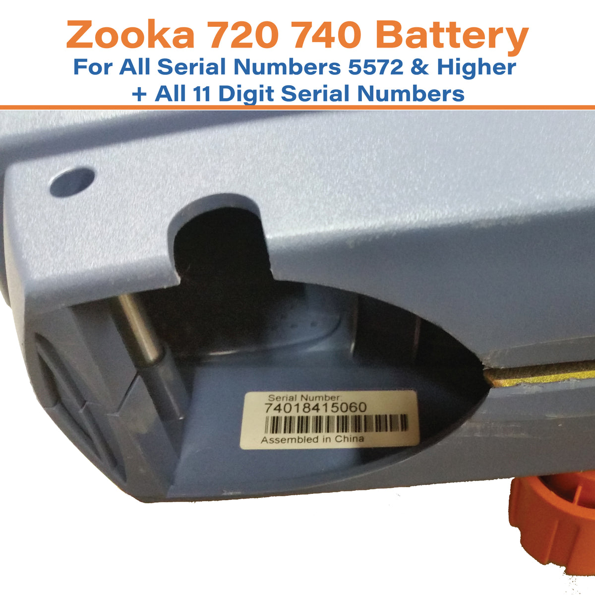 Zooka Battery Serial Number Location