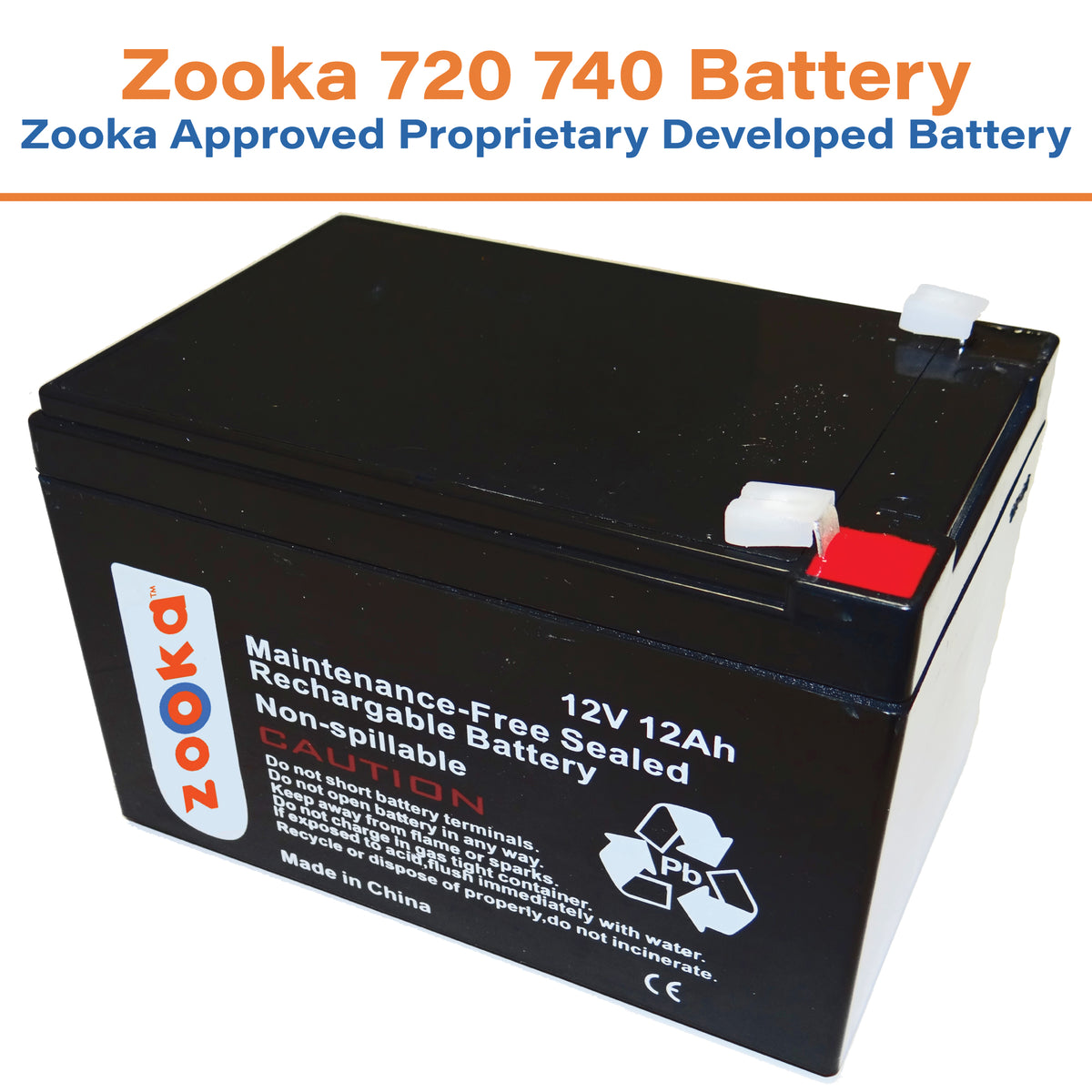 Zooka Pitching Machine Battery